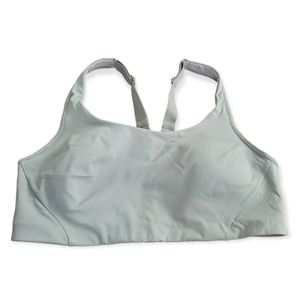 LULULEMON Greenish Grey Invigorate Bra with Clasp High Support, Size 38C